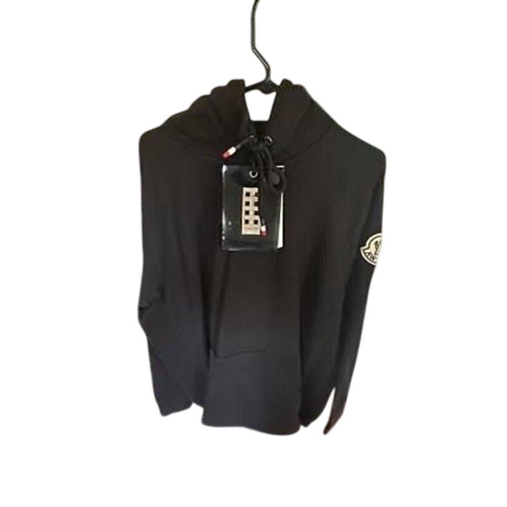 Moncler Genius 1952 x Awake NY Maglia Hoodie Black Big Logo 8G708 NWT